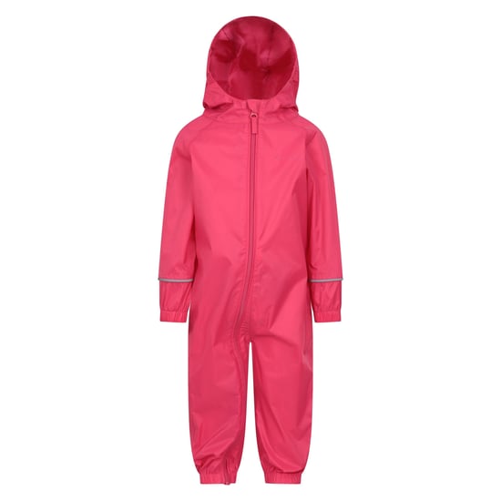 Mountain Warehouse Waterdicht Regenpak voor Kinderen/Kinderen (Roze) - Image 1