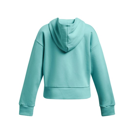 Under Armour Meisjes Rival Fleece Crop Hoodie (Groen) - Image 2