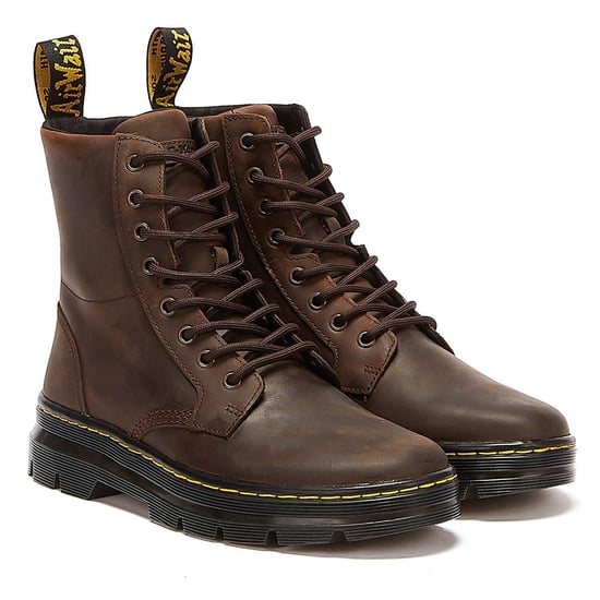 Shop Voor Dr. Martens Combs Crazy Horse Heren Bruine Laarzen - Image 1
