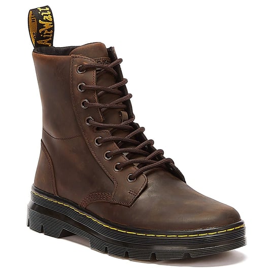 Shop Voor Dr. Martens Combs Crazy Horse Heren Bruine Laarzen - Image 2