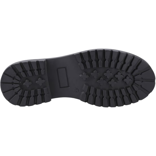 Hush Puppies Aubrey Lace Up Snr Meisjes Zwarte Derby Schoenen Van Leer - Image 3