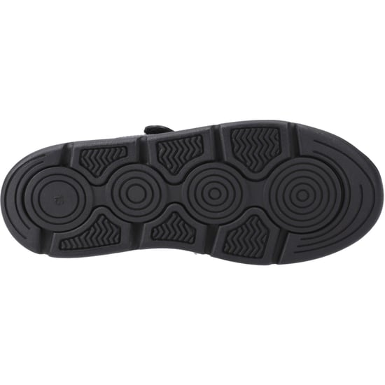 Hush Puppies Alfie Bungee Jnr Leren Zwarte Schoenen Voor Jongens - Image 3