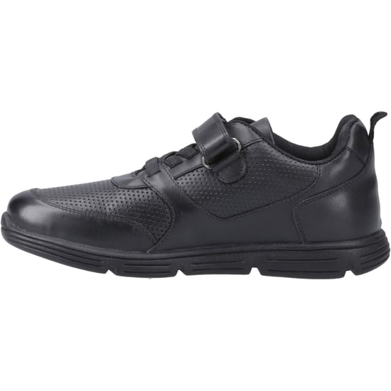 Hush Puppies Alfie Bungee Jnr Leren Zwarte Schoenen Voor Jongens - Image 4