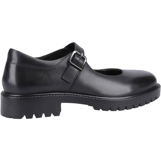 Hush Puppies Aurora Senior Meisjes Zwart Leren Schoenen - Image 2