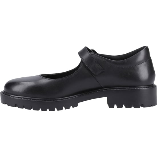 Hush Puppies Aurora Senior Meisjes Zwart Leren Schoenen - Image 4