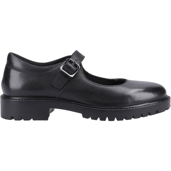 Hush Puppies Aurora Senior Meisjes Zwart Leren Schoenen - Image 5