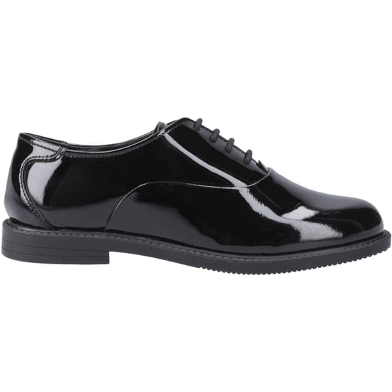 Hush Puppies Nellie Patent Meisjes Zwarte Oxford Schoenen Van Leer - Image 5