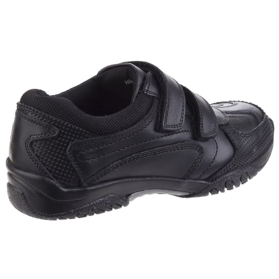 Hush Puppies Jezza Senior Leer Jongens Zwarte Loafers - Image 2