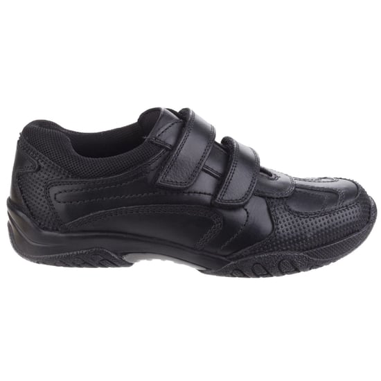 Hush Puppies Jezza Senior Leer Jongens Zwarte Loafers - Image 5
