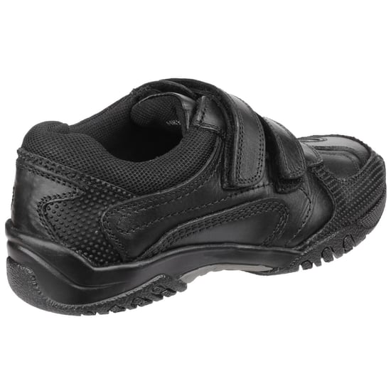 Hush Puppies Jezza Junior Leer Jongens Zwarte Loafers - Image 2