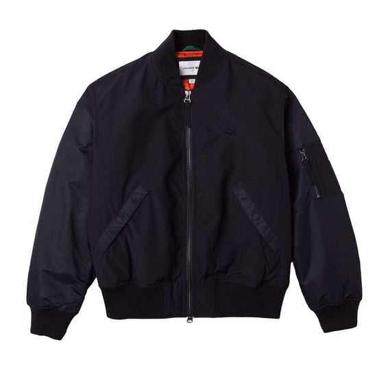 Lacoste Bomberjack met volledige rits voor heren (Marine) - Image 1