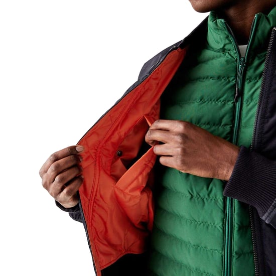 Lacoste Bomberjack met volledige rits voor heren (Marine) - Image 3