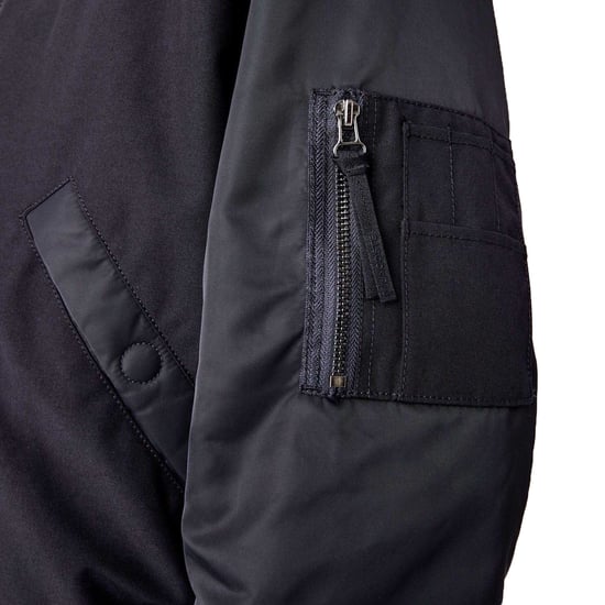Lacoste Bomberjack met volledige rits voor heren (Marine) - Image 4