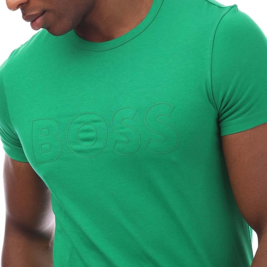 Boss Heren Teebo T-Shirt (Groen) - Image 3