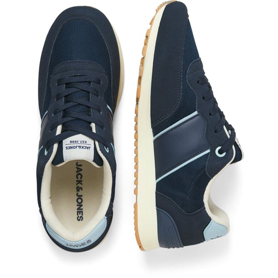 Jack & Jones Spirit Runner Polyurethaan Heren Navy Blazer/Glacier Ice Sneakers - Image 3