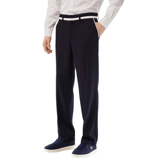 Lacoste Heren Badge Rechte Pantalon (Blauw) - Image 4