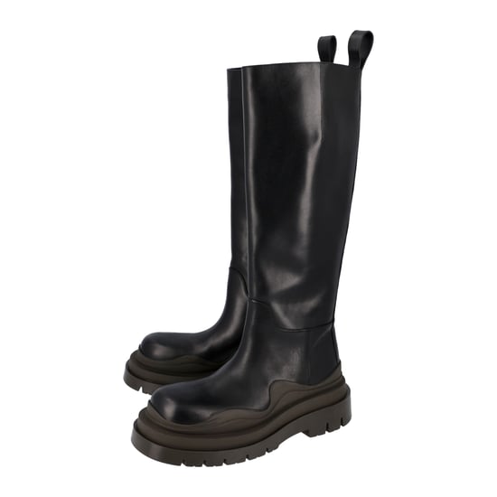 Bottega Veneta Botteboot in kalfsleer in zwart - Image 3