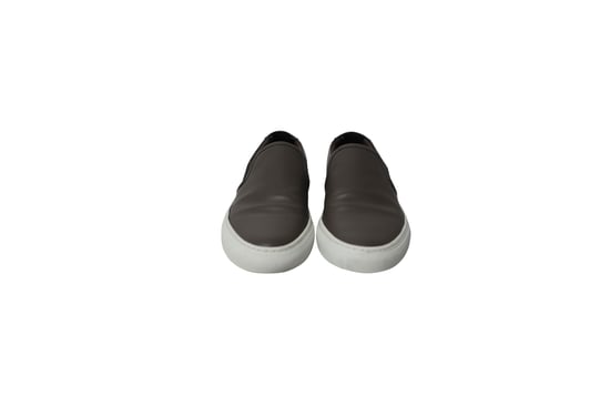 Common Projects Tournament Slip-On Sneakers in Grijs Leer - Image 2