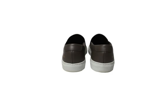 Common Projects Tournament Slip-On Sneakers in Grijs Leer - Image 4