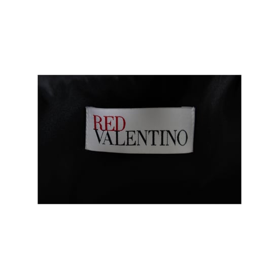 Rode Valentino Wol Coat met Dierenveren Mouwen - '10s - Image 6