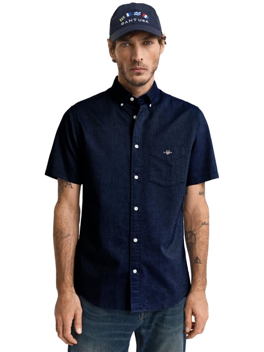 Gant Heren Regular Korte Mouw Oxford Overhemd - Image 2