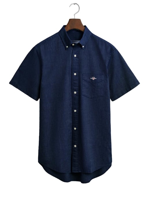 Gant Heren Regular Korte Mouw Oxford Overhemd - Image 6