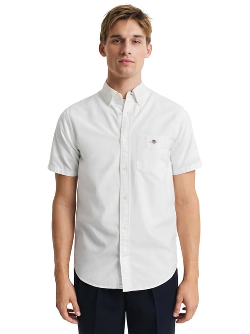 Gant | Herren Oxford-Hemd mit kurzen Ärmeln, Regular Fit - Image 3