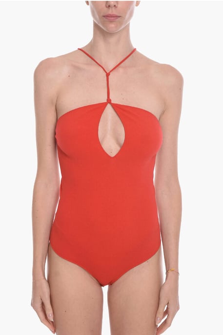 Kasjmiermix GAUGE body met blote rug in rood - Image 1