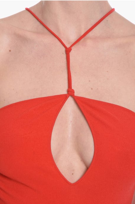 Kasjmiermix GAUGE body met blote rug in rood - Image 3