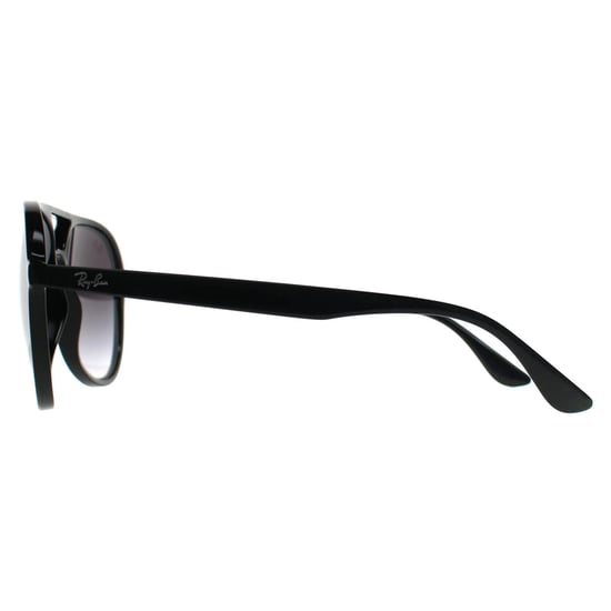 Ray-Ban RB4376 601/8G gepolijst zwart grijs gradiënt zonnebril - Image 3