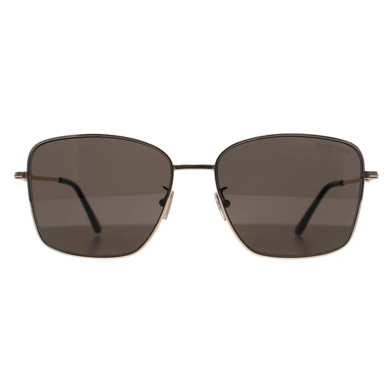 Tom Ford FT0953-D 28A glanzend roségoud rookgrijs zonnebril - Image 1