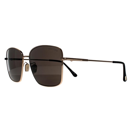 Tom Ford FT0953-D 28A glanzend roségoud rookgrijs zonnebril - Image 2