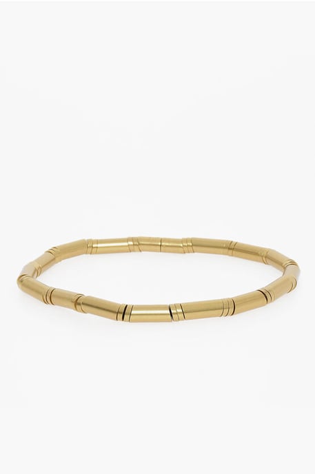 Metalen elastische riem in goud - Image 2