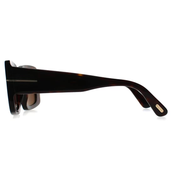 Tom Ford Brigitta FT1188 52E glanzend donker havana lichtbruin zonnebril - Image 3