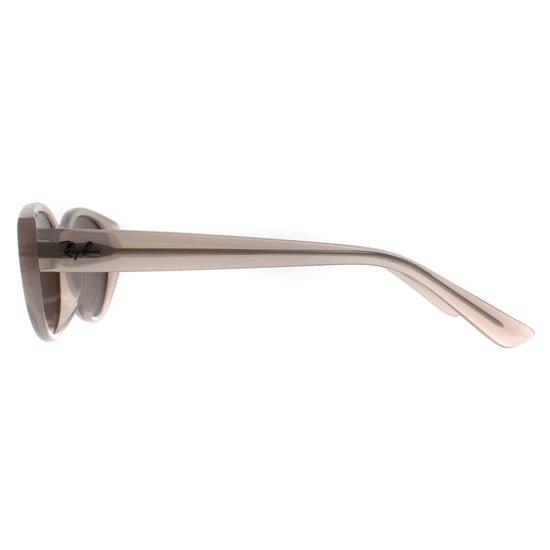 Ray-Ban RB4457D Bio Based 678673 gepolijste opaal beige donkerbruine zonnebril - Image 3