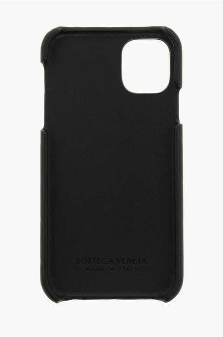 Intreccio leren iPhone 11-hoesje in zwart - Image 3