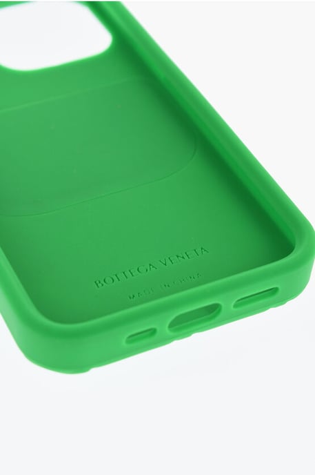 Gevlochten iPhone 13 Pro-hoes met Airpods-houder in groen - Image 3