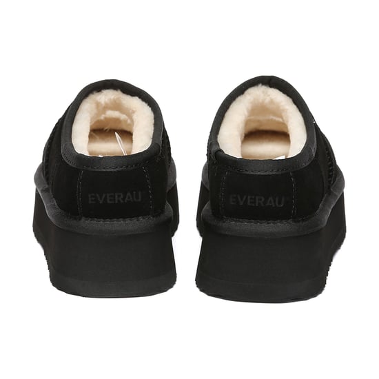 EVER AU Dames pantoffels met plateauzool – Plumed - Image 5