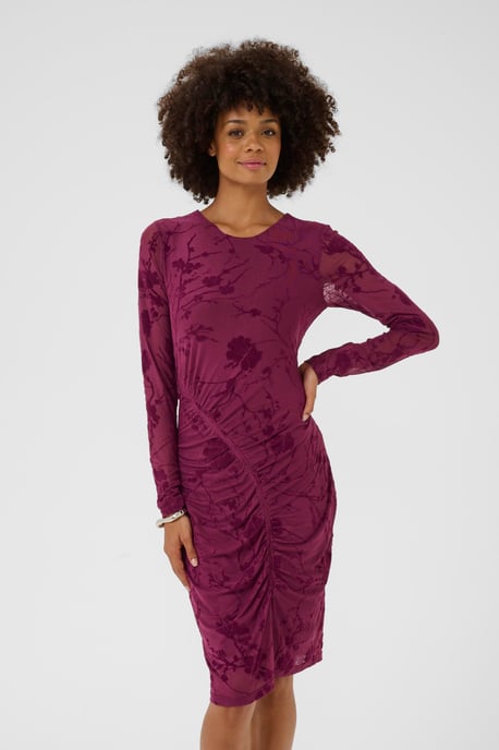 Jurk CUpalida Fitted wine - Image 3