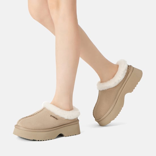 EVER AU Australië Dames Savanna Enkel Chunky Platform Schapenvacht Laarzen - Image 2
