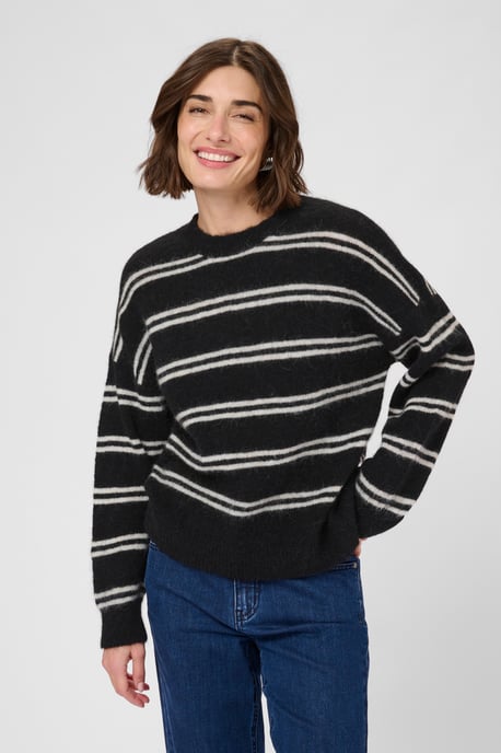 Pullover CUbernie Classic fit black offwhite - Image 3