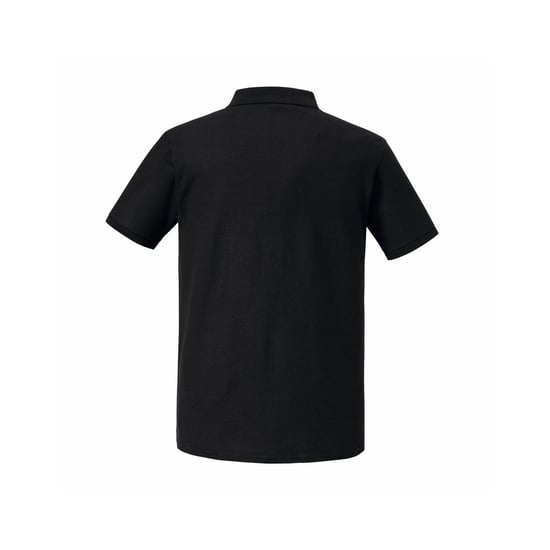 Russell Heren Authentiek Piqué Poloshirt (Zwart) - Image 2