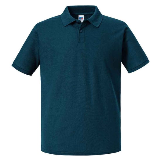 Russell Heren Authentiek Piqué Poloshirt (Benzineblauw) - Image 1