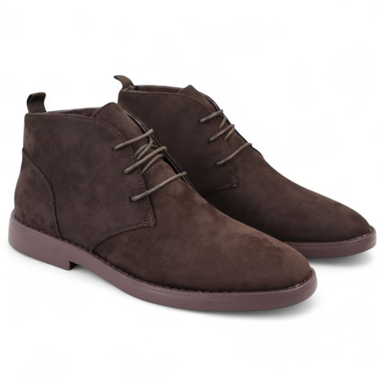 Bruine Premium Desert Style Suède Chukka Boots voor Heren - Image 3