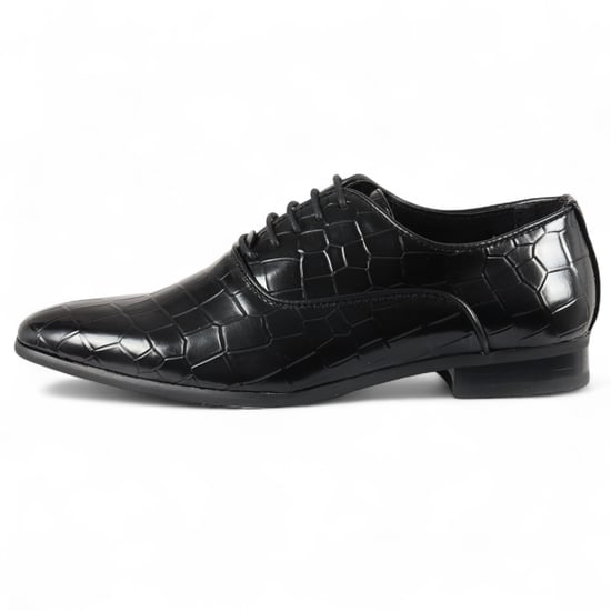 Zwarte klassieke Oxford Derby-veterschoenen voor heren - Image 1