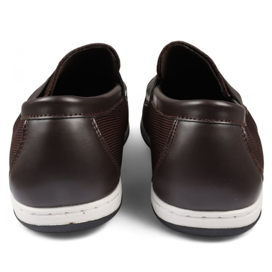 Heren Bruine Ademende Loafers Lichtgewicht Slip-On - Image 4