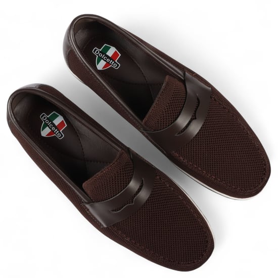 Heren Bruine Ademende Loafers Lichtgewicht Slip-On - Image 6