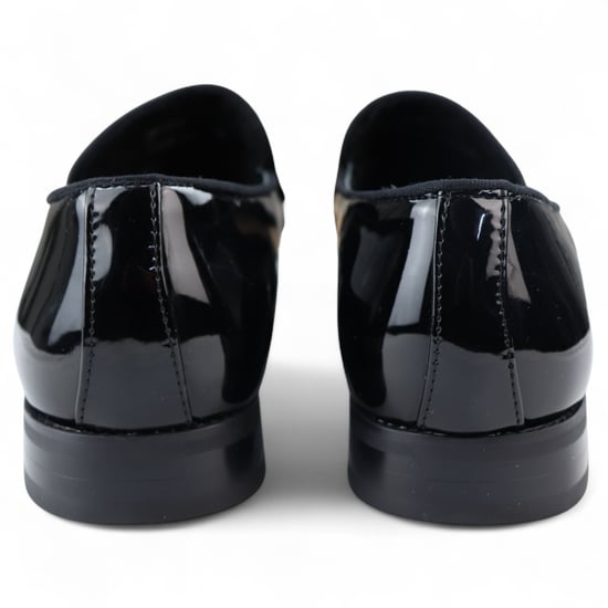 Heren nette zwarte loafers met leren voering en fluwelen instappers - Image 5