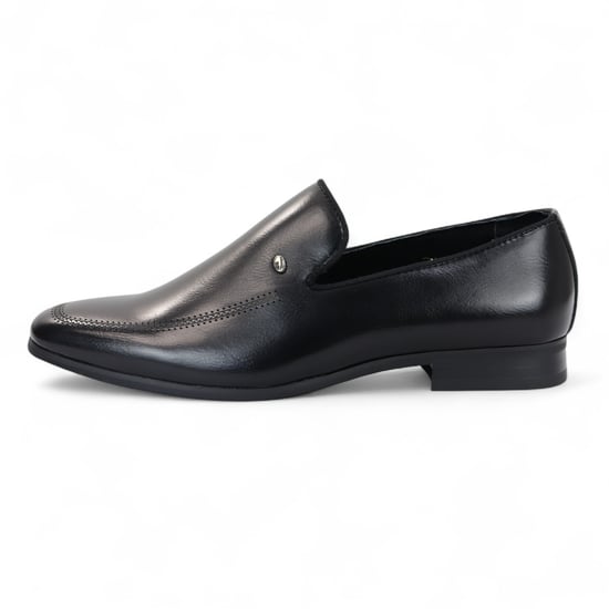Bruine klassieke instappers voor heren, formele schoenen - Image 1