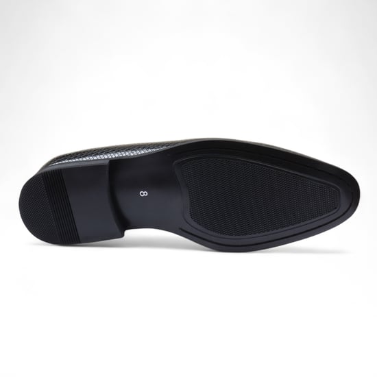 Zwarte formele loafers met kwastjes voor heren, instappers van leer - Image 6